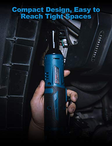 image for S-LONG Cordless Electric Ratchet Wrench Set, 3/8