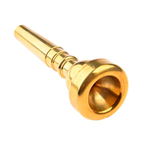 Traderplus Replacement Gold Plated Trumpet Mouthpiece For Yamaha Bach (5C, Golden) #TOP1