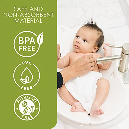 Puj – Puj Flyte Compact Infant Bathtub, Baby Bathtub For Newborns And Infants, Stylish Baby Bath Essentials For Home And Travel, 23.5 X 10.51 X 1.5 Inches, White #TOP4