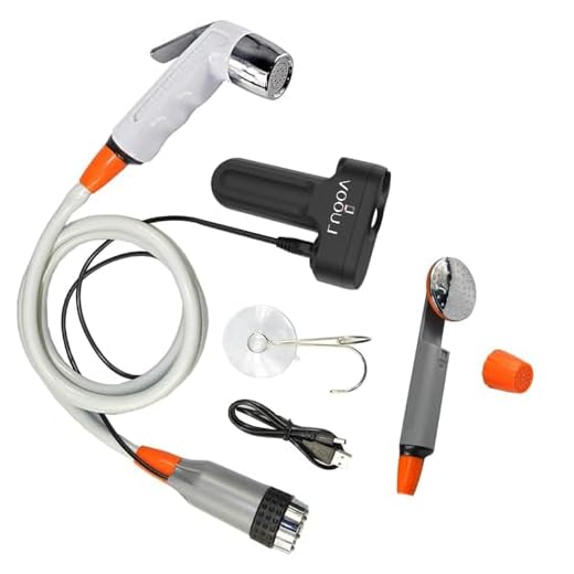 Electric Portable Bidet Handheld Water Sprayer,Camping Shower Portable Rechargeable 2200mAh Battery Powered