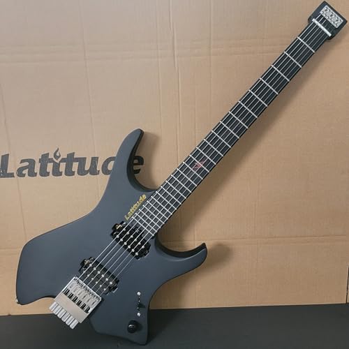 Latitude New Cardinal Guitarra Eléctrica Sin Cabeza Alder Cuerpo Asimétrico Cuello de arce, Diapasón...