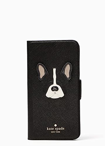 Amazon Co Jp Kate Spade ケイトスペード Iphone 7 Plus Iphone 8 Plus ケース アイフォンケース スマホケース 手帳型 Iphoneケース 犬 フレンチブルドッグ Antoine Applique Folio 8aru2157 並行輸入品 家電 カメラ