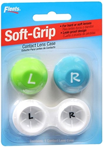 Flents Soft-Grip Contact Lens Case 1 Each (Pack of 5)