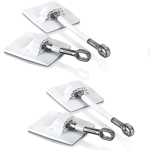 2-Pack Refrigerator Lock (White Without Padlock)