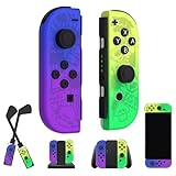 Controllers Compatible with Nintendo Switch, Wireless Replacement Switch Controllers, Left and Right Switch Gamepad Support Dual Vibration/Wake-up/Motion Control. (blue)