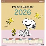 サンスター文具 スヌーピー スクエア 2026年カレンダー 45×42cm CL-068