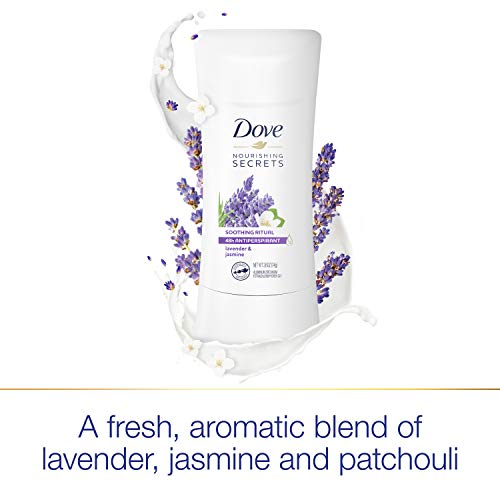 Dove Nourishing Secrets Antiperspirant Deodorant Stick for Women Lavender & Jasmine for 48 Hour Underarm Sweat Protection And Soft And Comfortable Underarms 2.6 oz 3 Count
