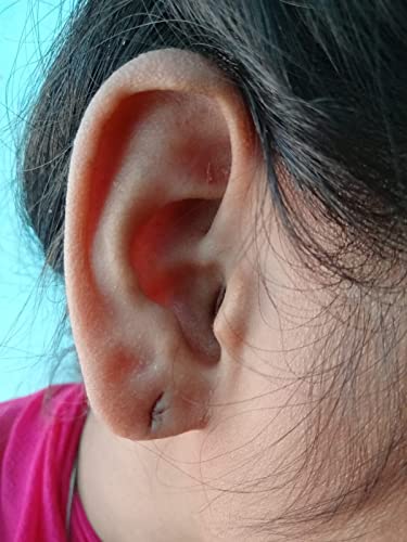 Image of Beauty Tool Invisible Ear Lobe Tapes /Waterproof /Stickers Patches /Heavy Earrings Supporter for Girls & Women Ear Lobe Supporter (Skin Colour) (20 Patches)
