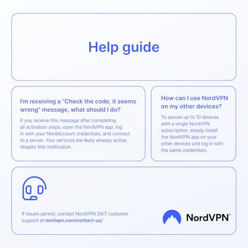 Image of NordVPN Amazon Essential, 10 Devices, 1-Year, VPN & Password Manager [Online Code]