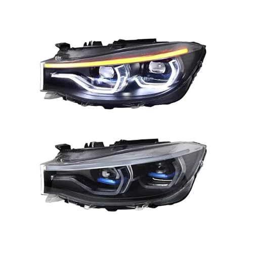 �t���i Compatible With For 3 Series GT F34 Headlights 2013-2019 �v���W�F�N�^�[�w�b�h�����v �f�C�^�C�������j���O���C�g �����ԃA�N�Z�T���[ 1�y�A
