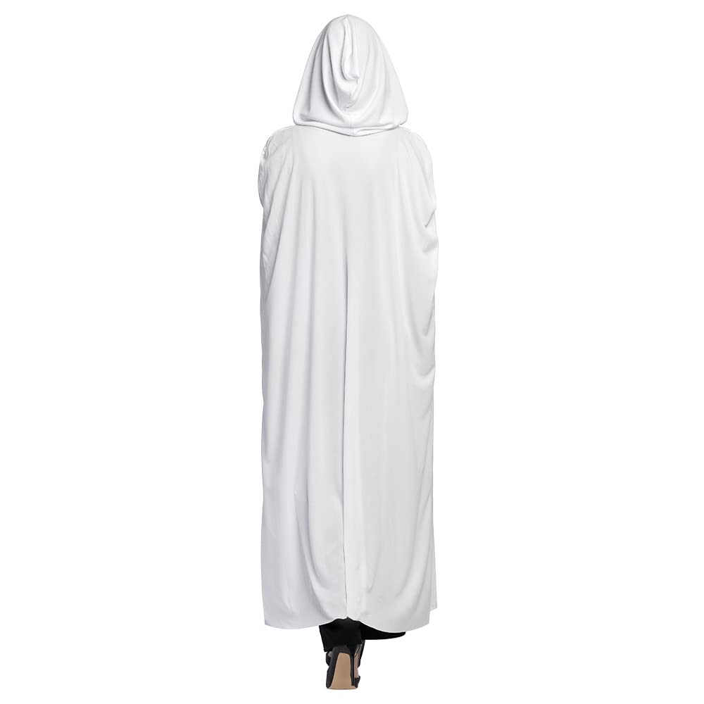 Boland 10106485 Cape Domino Dusk Hood 180 cm Blanc Adulte