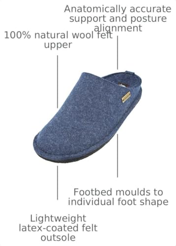 Image of HAFLINGER Soft Felt Slipper Unisex