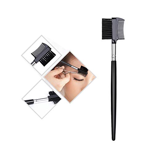Eyebrow Kit, Spove 7 Pcs Eyebrow Grooming Set Professional Eyebrow Tweezers Scissors & Razors Dual-ended Eyebrow Pencil (Dark Brown) for Women Eyebrow Shaping Make up Tools