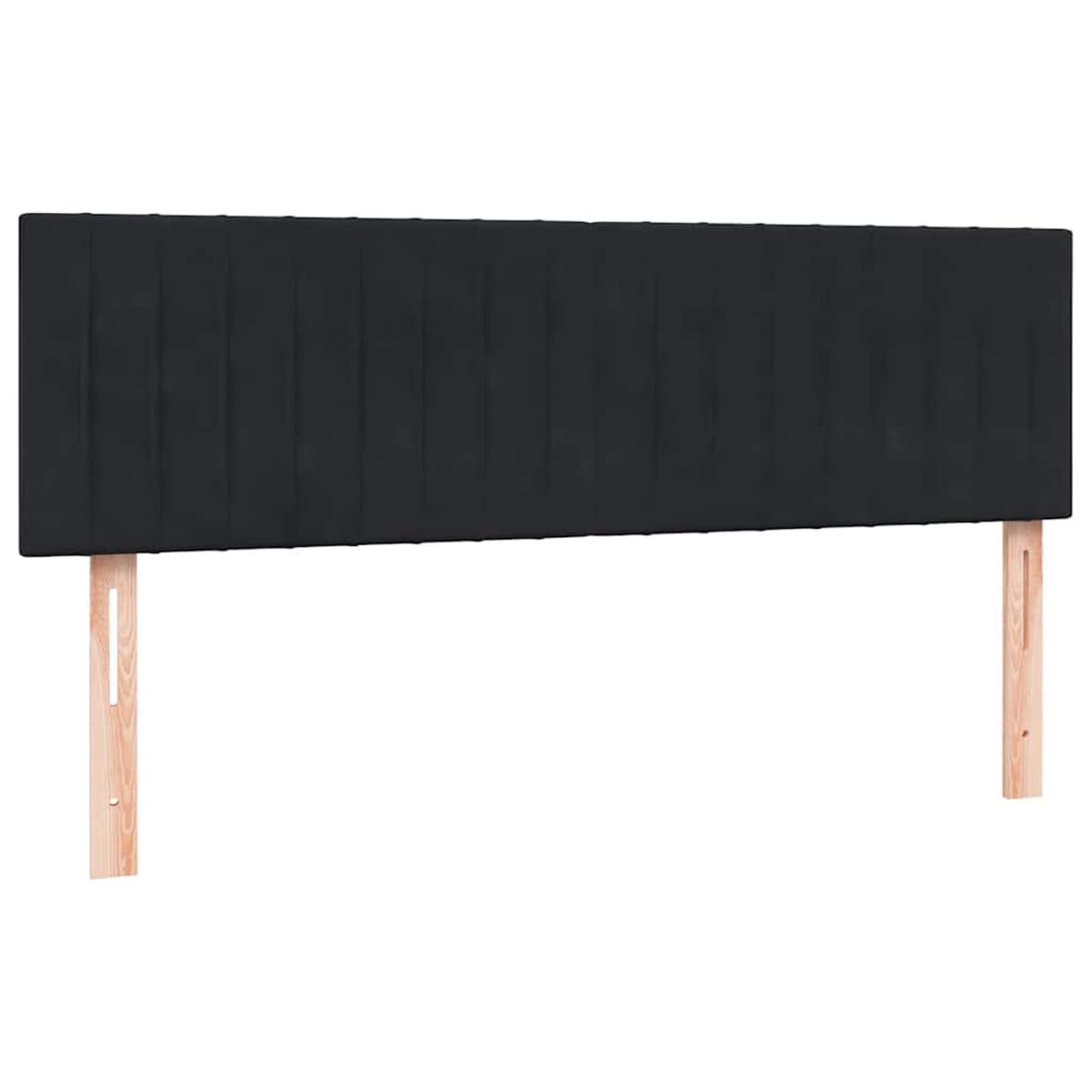 ATOMSTACK MAKER Letto a molle, 160 x 210 cm, con materasso a molle insacchettate e testiera regolabile in altezza, design in velluto nero, con topper da 5 cm, traspirante e lavabile