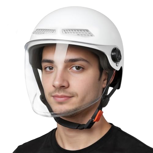 Protezione Solare Integrale: Mantiene gli al sicuro bloccando i raggi UV nocivi e prevenendo scottature, attraverso una lente larga che migliora la visibilità e minimizza l'abbagliamento durante le attività all'aperto per una guida sicura