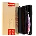 PULEN Privacy Tempered Glass Screen Protector Compatible with iPhone Xs Max 6.5'' 2018,Anti-spy 9H Temeperd Film with Easy Installation Tray for iPhone Xs Max 6.5 Inch (2 Pack)