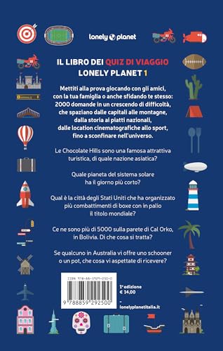 Il Libro Dei Quiz Di Viaggio Lonely Planet. 2000 Domande E Risposte Per Mettere Alla Prova La Tua Conoscenza Del Mondo (Vol. 1) - 2