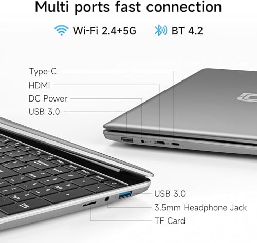 Laptop 15.6 Inch FHD IPS Display, 12GB RAM 640GB ROM, Windows 11 Computer with Office 365 Subscription, 38Wh Battery, 2 Stereo Speakers, USB3.0 * 2, HDMI. by jumper - Image 6