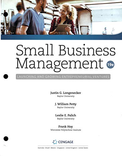 Small Business Management: Launching and Growin... 0357039386 Book Cover