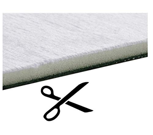 JZZCIDGa Badematte 3-Teilige Sets Fantasieblumen Toilettendeckelbezug Weiche Dusche Badteppiche Konturmatte Dusche Toilette Badteppiche Teppich – Bild 6