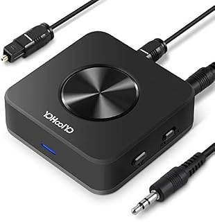 YOHOOLYO Bluetooth Transmitter for TV 5.0 Bluetooth Transmitter Receiver AptX HD Low Latency