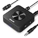 YOHOOLYO Bluetooth 5.0 Transmitter Receiver AptX HD Low Latency Audio Bluetooth Transmitter for TV PC with Digital Optical TOSLINK and 3.5mm Aux and RCA Cables
