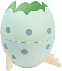 Organizador De Mesa Porta Treco Ovo Dinossauro para Lápis Canetas Pincéis Maquiagem Baby Enxoval Maternidade (Verde)