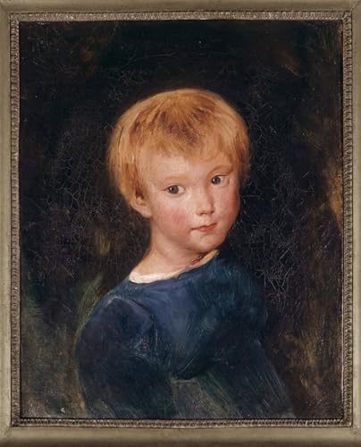 Tableau Jean Baptiste Camille Corot portrait garçon de 60x90cm
