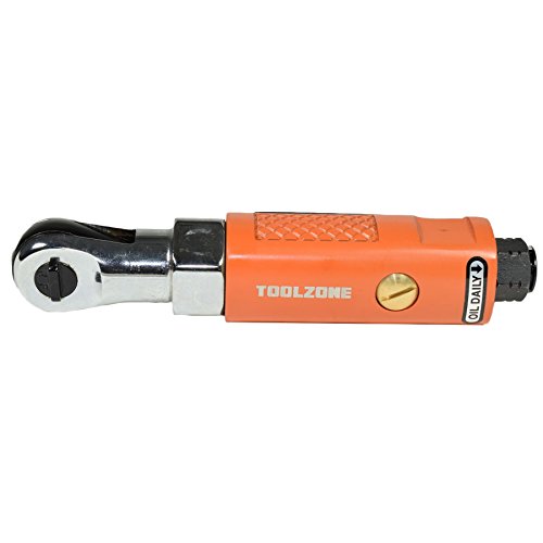 AB Tools 1/4” Drive Stubby Compact Air Ratchet Wrench Reversible Max Torque 25ft/lbs