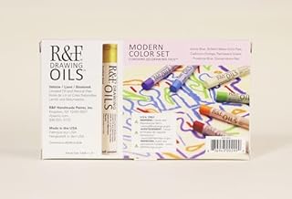 R&F Drawing Oils, Modern Color Set, 6 12 ml colors