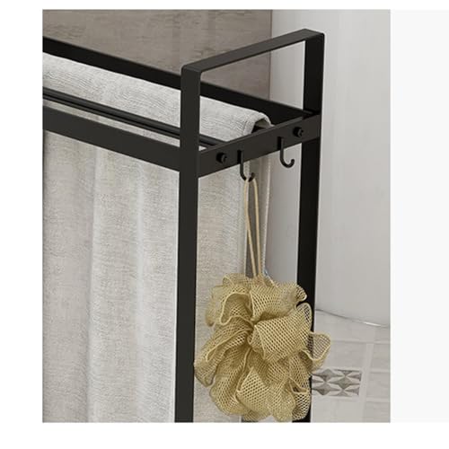Support rangement à fente mobile pour sécher les serviettes sans encombrer le sol