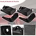 BDFHYK Mud Flaps Splash Guards 4PCS Front & Rear Side Mud Guards Compatible for 2012-2015 Honda Civic Sedan Only,with Fender Flares (Eighth Generation)