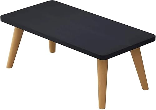 Miniatura 7 de SYALEO Mesita de noche redondacuadrada para mesa de centro de madera anidada para sofá mesa auxiliar pequeña para sala de estar dormitorio muebles