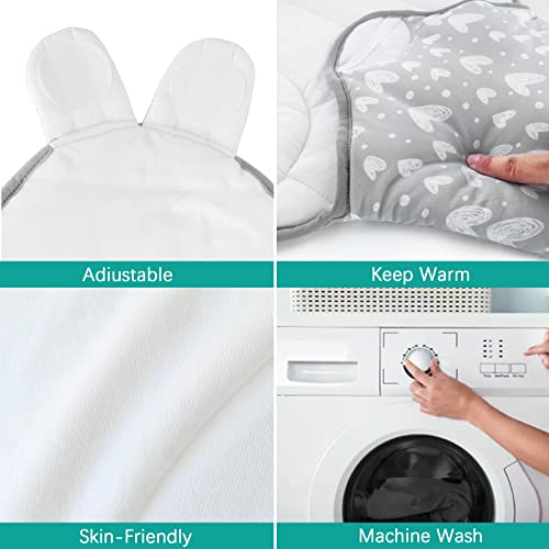 Image of Biloban Baby Swaddles 0-3 Months for Boy Girls, Warm Quilted Baby Swaddle