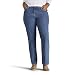 Lee Women's Plus Size Relaxed Fit All Cotton Straight Leg Jean