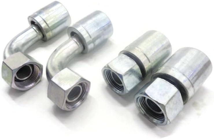 3/4" BSP Female Strt & Elbow End Fitting W. O Ring, Pack Of 4Pcs. by Aries