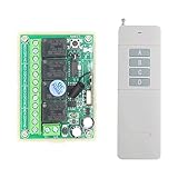 12V 1000m Long Distance 4 Channels Wireless Remote Control Switch 4ch Remote Control Switch Module 12V Remote Control Universal Wireless Remote Switch