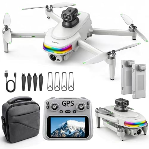 Drone with Dual 4K Camera GPS & Auto Return