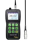 Coating Thickness Gauge Industrial-820 | High-Precision Magnetic & Eddy Current Tester | Measures Coatings on Magnetic & Non-Magnetic Metals | PC Data Transfer, Dual-Mode Probe, Alarm, Statistics