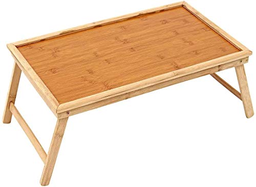 NG Bandeja del Desayuno Tabla de bambú Tabla de plegamiento de Madera portátil Heavy Duty Mesa Plegable portátil