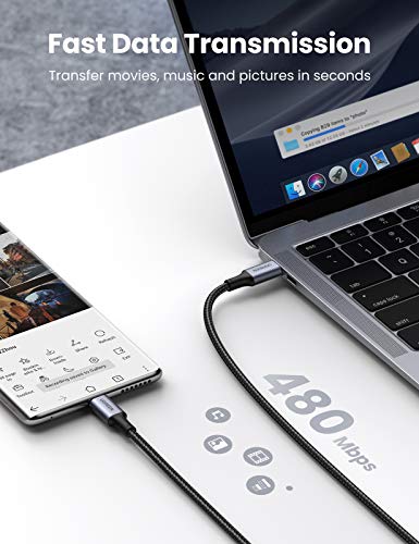 Cabo USB-C Ugreen para USB-C, USC tipo C 100 W cabo de carregamento PD para Apple MacBook Pro, Huawe