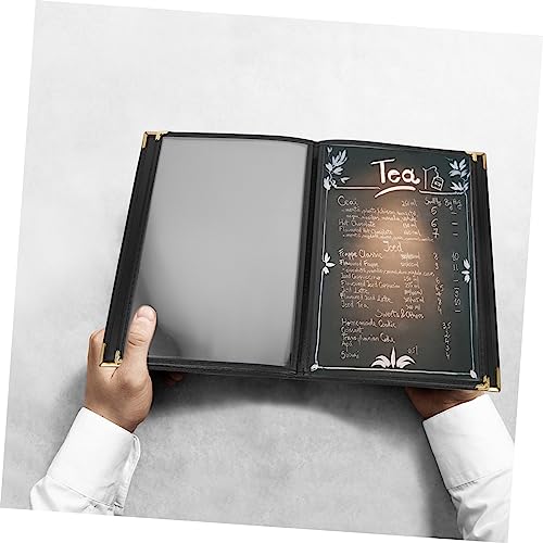 Protège-menu PVC Healvian avec couverture transparente de qualité supérieure