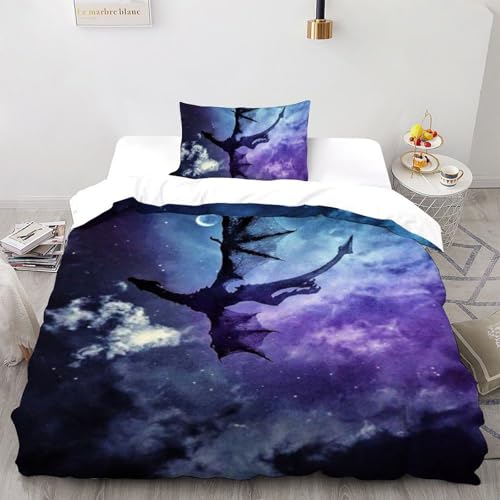 Parure de lit microfibre avec housse animaux imprimés 3D pour garçon - 2