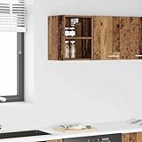Lumanois Armoire Suspendue avec Stockage Bois Ancien 30 x 29,5 x 40 cm Meubles de Cuisine Marron,884416