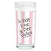 Produktbild Die Geschenkewelt Happy Life 45986 Guten, mit Goldmatt-Druck, Wasserglas 50 cl Trinkglas Glas