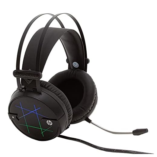 HEADSET GAMER HP COM ILUMINAÇÃO STEREO USB - H160G