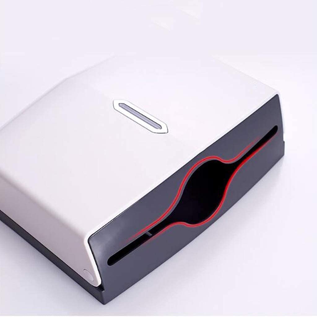 BKEKM Toallas Despachador Dispensador de Toallas de Papel montado en la Pared, dispensador de Toallas de Mano Impermeable de Gran Capacidad para toalleros de Papel de baño para el hogar práctico