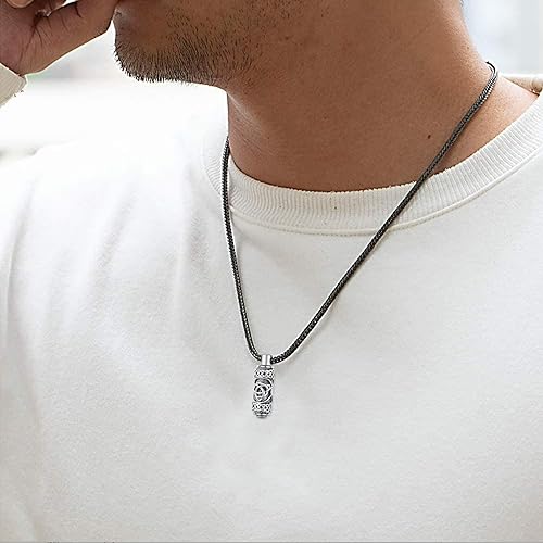 Celtic Urn Necklace for Ashes 925 Sterling Silver Ashes Keepsake Cremation Jewelry Gifts Memorial Gift for Men4