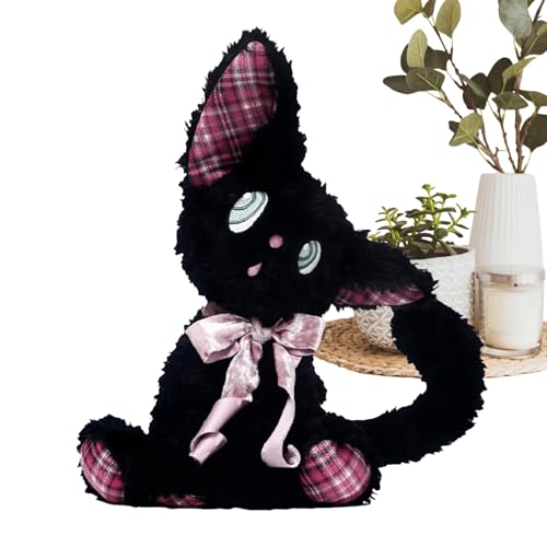 Peluche chat de 35 cm douce et lavable pour le confort des enfants
