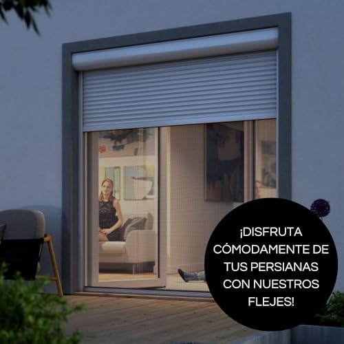 Miniatura 6 de Fleje Persiana, Flejes Persianas Enrollables, Enganche Persiana Enrollable Para Lamas Persianas Pvc, Aluminio Y Plástico. Repuestos Persianas. Packs De 4, 8 Y 12 Flejes.